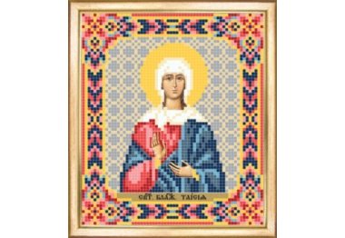  СБИ-104 Именная икона святая мученица Таисия. Схема для вышивания бисером