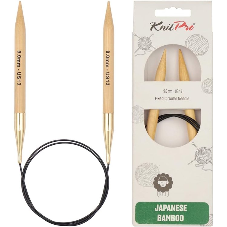 22275 Спицы круговые Bamboo KnitPro, 100 см, 9.00 мм - 1 22275 Спицы круговые Bamboo KnitPro, 100 см, 9.00 мм - 1