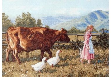 4585 Літній ранок. Набір для вишивки хрестиком Classic Design 4585 Літній ранок. Набір для вишивки хрестиком Classic Design