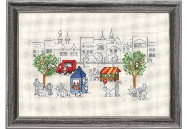 92-2172 Площадь. Набор для вышивания крестом PERMIN 92-2172 Площадь. Набор для вышивания крестом PERMIN