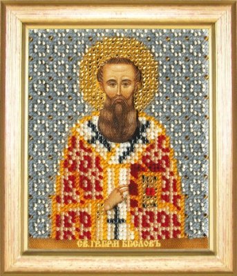 Б-1159 Икона святой Григорий Богослов Набор для вышивки бисером - 1