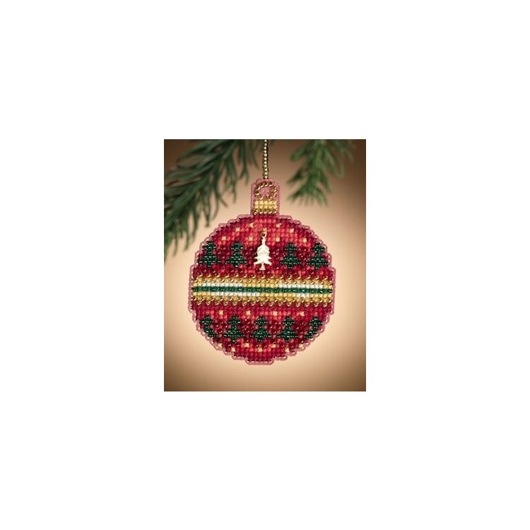 MH161303 Рубиновый лес. Набор для вышивки в смешанной технике Mill Hill - 1