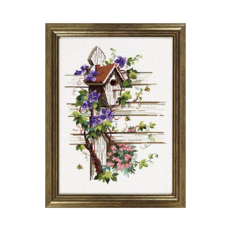 70-3120 Шпаківня. Набір для вишивання хрестом PERMIN - 1