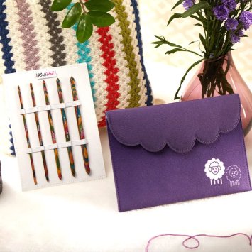 20669 Набір дерев`яних двосторонніх крючків для в`язання Symfonie Wood KnitPro - 2