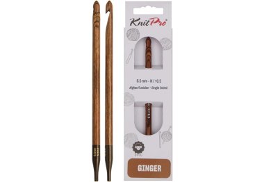 гачки для в'язання 31268 Крючок односторонній туніський з`ємний Ginger KnitPro, 6.50 мм гачки для в'язання 31268 Крючок односторонній туніський з`ємний Ginger KnitPro, 6.50 мм