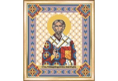  СБІ-066 Іменна ікона святий архієпископ Геннадій. Схема для вишивки бісером
