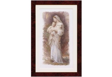  560 The Blessed Virgin Mary Linen. Набор для вышивки крестом Thea Gouverneur