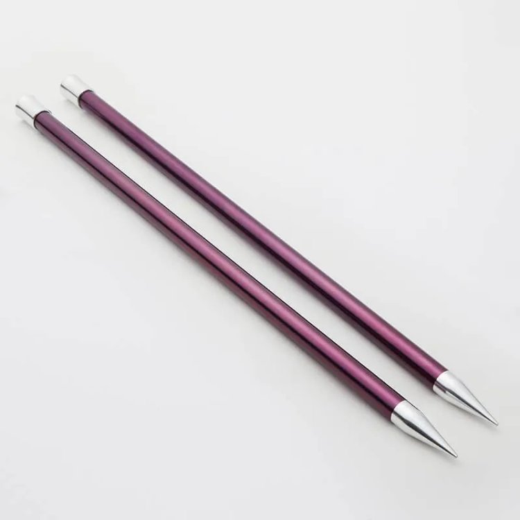 47243 Спиці прямі Zing KnitPro, 25 см, 6.00 мм - 1