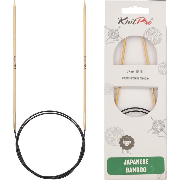 22223 Спиці кругові Bamboo KnitPro, 60 см, 2.50 мм - 1