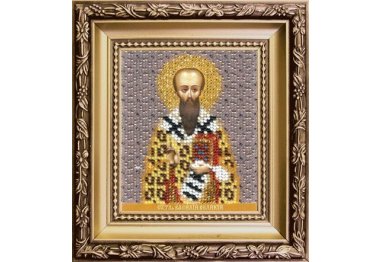  Б-1182 ікона святитель Василь Великий набір для вишивки бісером