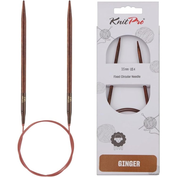 31127 Спицы круговые Ginger KnitPro, 120 см, 3.50 мм - 1 31127 Спицы круговые Ginger KnitPro, 120 см, 3.50 мм - 1