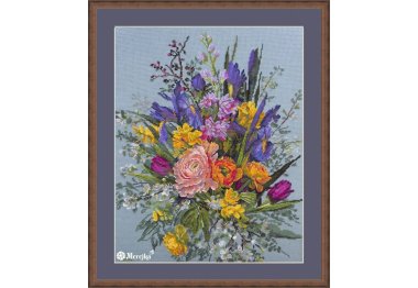  K-271 Пробуждение сада. Набор для вышивки крестом Мережка