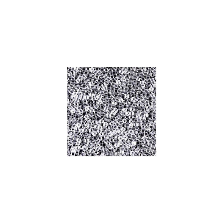 DB-141 Бисер Miyuki Delica Beads 11/0 (прозрачный снежный белый) - 1