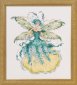 MD159 Березнева аквамаринова фея. Схема для вишивки хрестиком на папері Mirabilia Designs - 1
