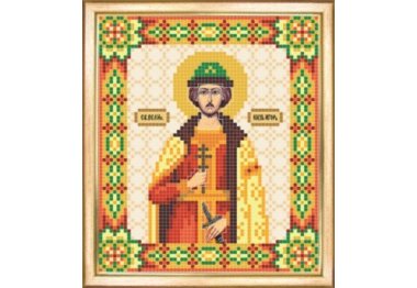  СБІ-076 Іменна ікона святий князь Ігор. Схема для вишивки бісером