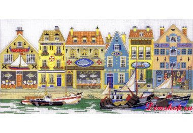 70-8411 Берег. Набор для вышивания крестом PERMIN 70-8411 Берег. Набор для вышивания крестом PERMIN