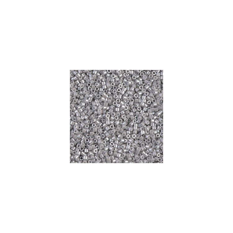 DB-1538-1 Бісер Miyuki Delica Beads 11/0 (перлиновий, сірий) 5 г. - 1