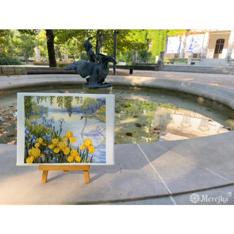 K-263 Зачарованный пруд. Набор для вышивки крестом Мережка - 2 K-263 Зачарованный пруд. Набор для вышивки крестом Мережка - 2