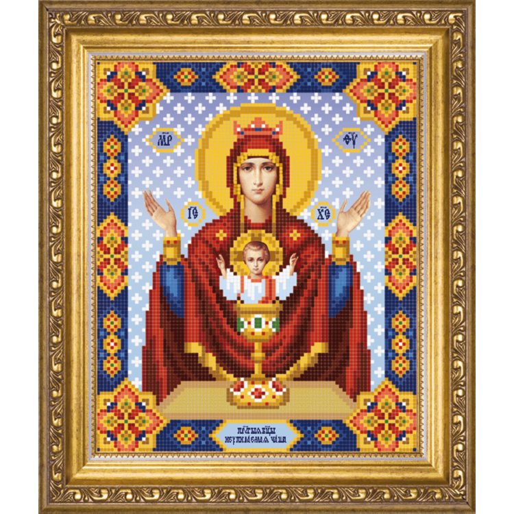 СБІ-1005 Ікона Божої Матері Невипивана Чаша. Схема для вишивки бісером - 1