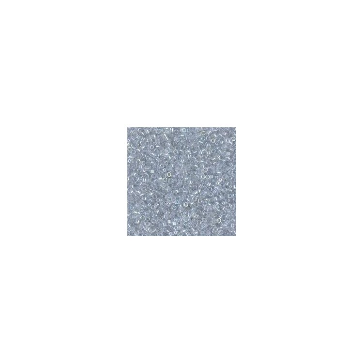 DB-1677 Бісер Miyuki Delica Beads 11/0 (прозорий райдужний сірий блідий) - 1 DB-1677 Бісер Miyuki Delica Beads 11/0 (прозорий райдужний сірий блідий) - 1