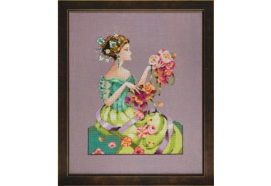  MD183 Lavender Mist//Лавандовый туман. Схема для вышивания крестом на бумаге Mirabilia Designs