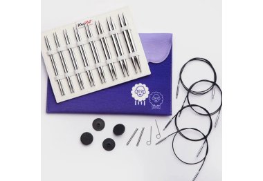 спицы для вязания 10616 Набор сменных металлических спиц 13см Deluxe Nova Metal KnitPro спицы для вязания 10616 Набор сменных металлических спиц 13см Deluxe Nova Metal KnitPro