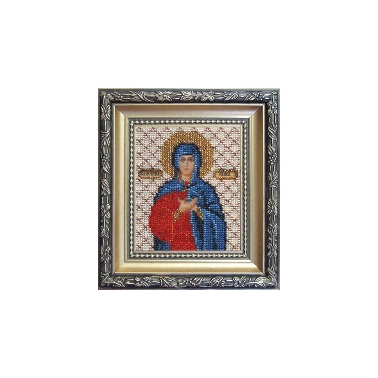Б-1072 Икона святая мученица Раиса Набор для вышивки бисером - 1