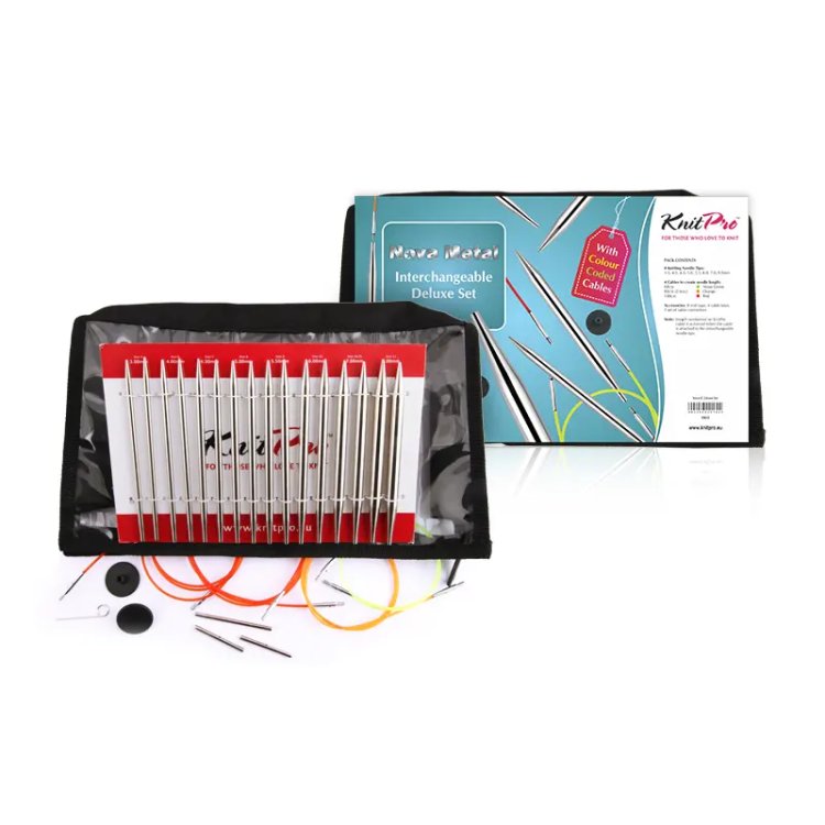 10613 Набір змінних металевих спиць Deluxe Nova Metal KnitPro - 1 10613 Набір змінних металевих спиць Deluxe Nova Metal KnitPro - 1