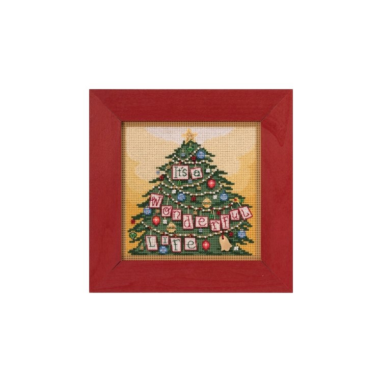 MH142035 ' Це чудове життя. Набір для вишивки в змішаній техниці Mill Hill - 1