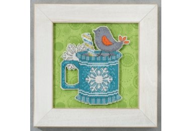 вышивка гладью DM205102 Мята. Набор для вышивки в смешанной технике Mill Hill