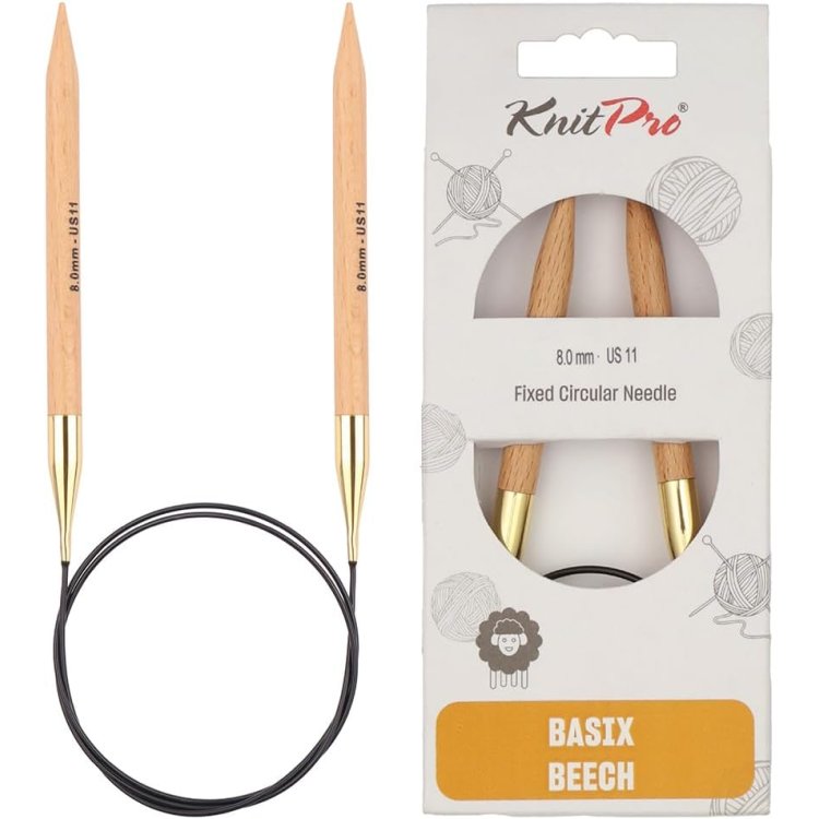 35365 Спиці кругові Basix KnitPro, 150 см, 8.00 мм - 1 35365 Спиці кругові Basix KnitPro, 150 см, 8.00 мм - 1