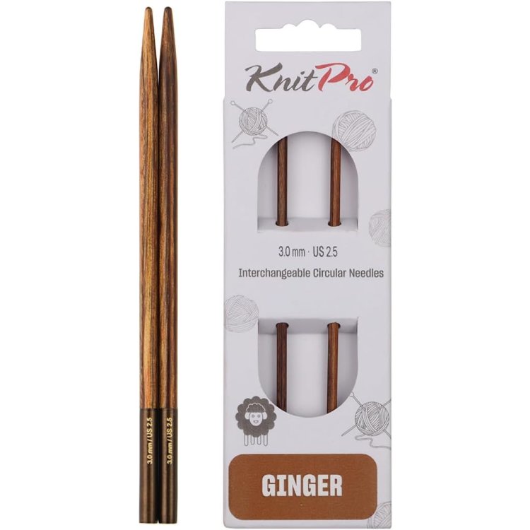 31201 Спиці з`ємні Ginger KnitPro, 3.00 мм - 1 31201 Спиці з`ємні Ginger KnitPro, 3.00 мм - 1