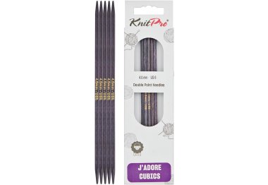 спицы для вязания 19009 Спицы носочные 4,00 мм J'adore Cubics KnitPro 15 см