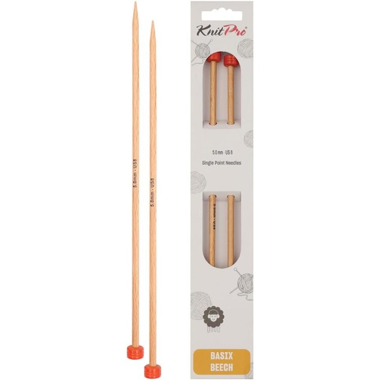 35436 Спиці прямі Basix KnitPro, 30 см, 5.00 мм - 1