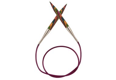 спиці для в'язання 20389 Спиці кругові Symfonie Wood KnitPro, 50 см, 4.00 мм