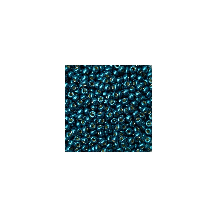 RR-5115 Бисер Miyuki DURACOAT Round Rocailles 11/0 (темная бирюза, металлизированный) - 1
