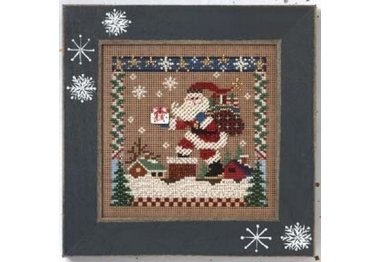  MHCB243 Санта на даху. Набір для вишивки в змішаній техниці Mill Hill