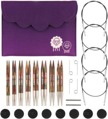 20661 Набор деревянных сменных спиц 13см (8 пар) Symfonie Wood KnitPro - 1 20661 Набор деревянных сменных спиц 13см (8 пар) Symfonie Wood KnitPro - 1