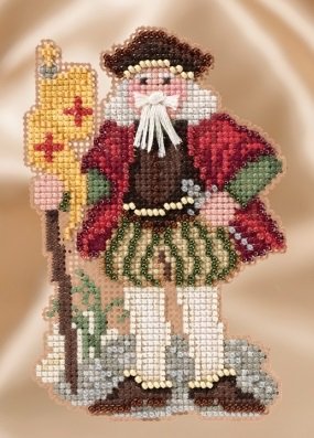 MH201633 Генуезький Санта. Набір для вишивки в змішаній техніці Mill Hill - 1