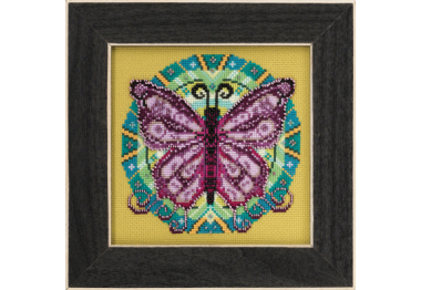 вышивка гладью MH172111 Весенняя мандала. Набор для вышивки в смешанной технике Mill Hill