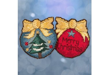 вышивка гладью ST181713 Веселого Рождества. Набор для вышивки в смешанной технике Mill Hill