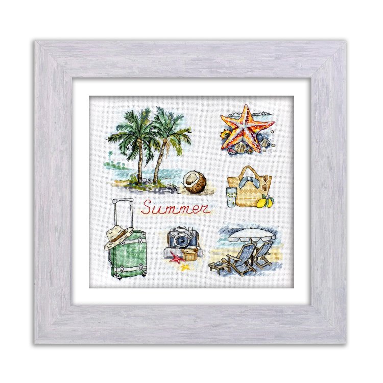 N101 Сэмплер. Лето. Набор для вышивки крестом Кольорова - 1 N101 Сэмплер. Лето. Набор для вышивки крестом Кольорова - 1