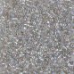 DB-1251 Бісер Miyuki Delica Beads 11/0 (прозорий райдужний, сірий блідий) - 1