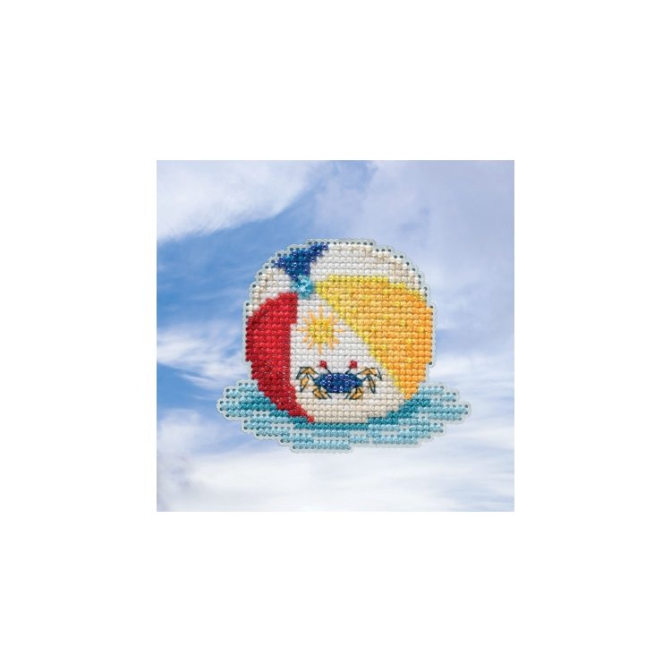 MH181916 Пляжний м'яч. Набір для вишивки в змішаній техніці Mill Hill - 1