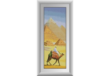 алмазная вышивка 30664 Египетские пирамиды. Набор для рисования камнями Dreamart
