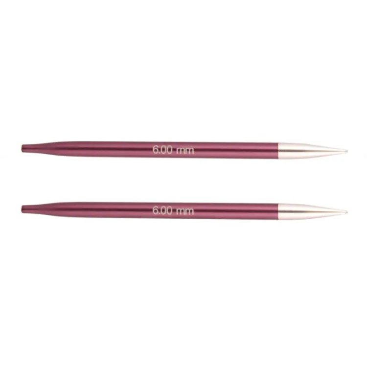 47527 Спиці знімні короткі (10 см) Zing KnitPro, 6.00 мм - 1