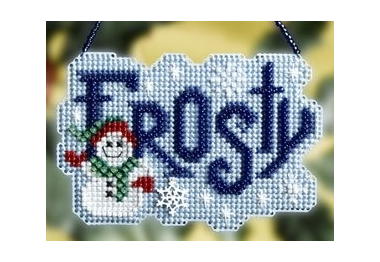 вишивка гладдю MH168301 Морозний. Набір для вишивки в змішаній техниці Mill Hill