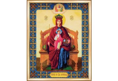  Б-1067 Икона Пресвятой  Богородицы Державная Набор для вышивки бисером