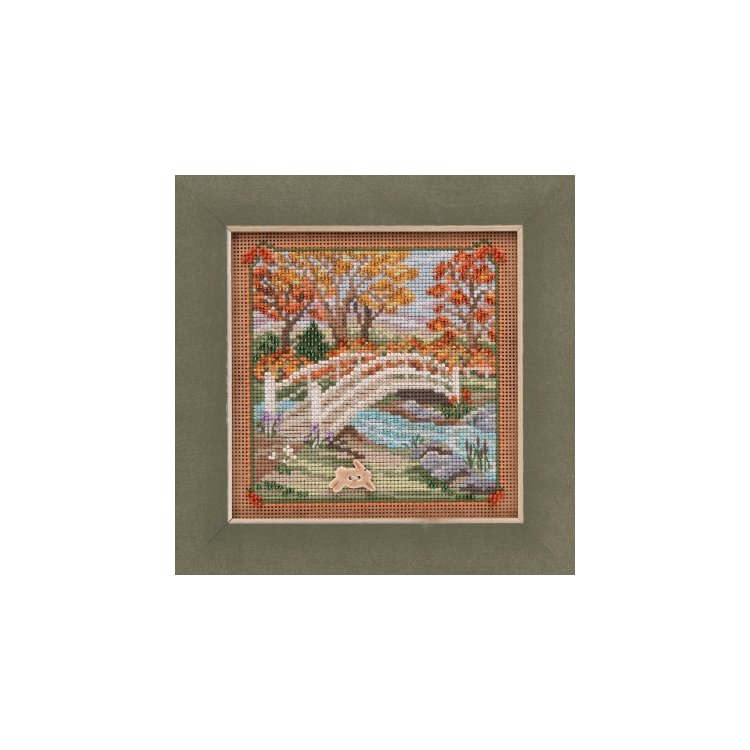 MH141925 Пішохідний міст. Набір для вишивки в змішаній техніці Mill Hill - 1