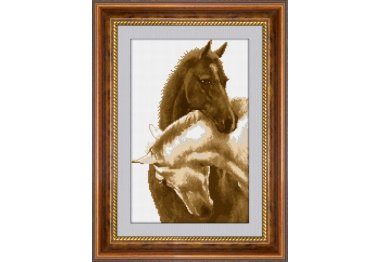алмазна вишивка 30306 Пара коней. Набір для малювання камінням